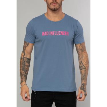 Imagem de Camiseta Red Feather Bad Influencer Azul Cobalto