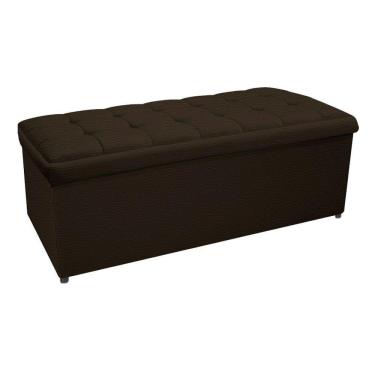 Imagem de Calçadeira Copenhague 195cm King Size Marrom Adj Decor