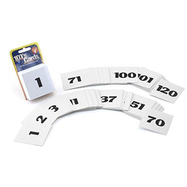 Imagem de Hygloss Cartões numéricos – Cartão de aprendizagem, números 1 – 120 – Desenvolva habilidades de matemática, contagem, resolução de problemas – 5 cm x 5 cm, branco, pacote com 120