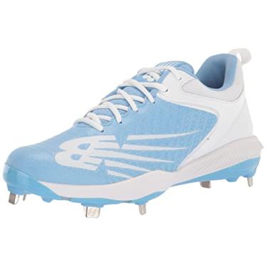 Imagem de New Balance FuelCell 4040 V6 Tênis de beisebol masculino de metal, Team Carolina/Branco, 15