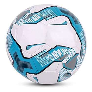 Imagem de Bola de futebol tamanho 4/5 bola de futebol tamanho oficial futebol para treino de rua jogo masculino quintal, azul, 4