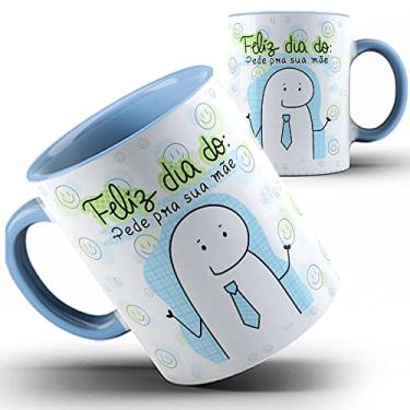 Imagem de Caneca azul Papai Flork Pai pede pra sua mãe