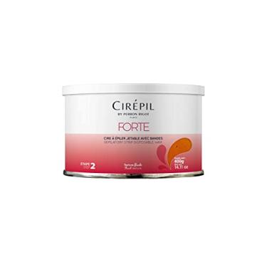 Imagem de Cirepil - Forte – Lata de cera de 400 g – Sem perfume – Textura de mel – Perfeito para grandes áreas – Melhor para cabelos curtos, grossos e persistentes – Tiras necessárias