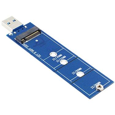 Imagem de GODSHARK Adaptador M.2 para USB, adaptador B Key M.2 SSD USB 3.0 (sem necessidade de cabo), adaptador de unidade SSD USB para 2280 M2, conversor NGFF cartão leitor SSD