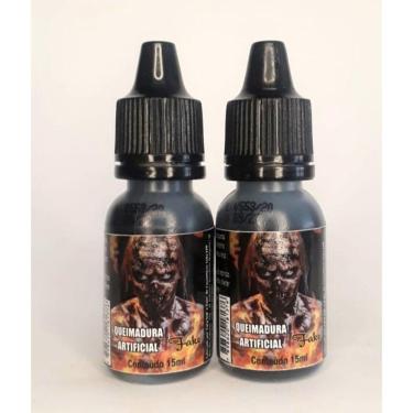 Imagem de 2 Frasco De 15 Ml Para Maquiagem De Queimadura Halloweem