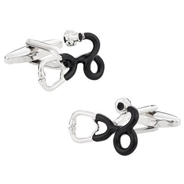 Imagem de Abotoaduras de estetoscópio Cuff-Daddy para enfermeiras médicas com caixa de apresentação