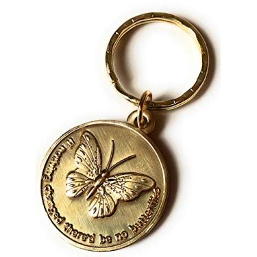 Imagem de Chaveiro If Nothing Changed There Be No Butterflies Serenity Prayer - Etiqueta de chave