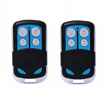 Imagem de Alisontech Controle remoto 373LM 371LM 950CD 953CD apenas para um botão roxo de aprendizado do Liftmaster Chamberlain Craftsman Abridores de porta de garagem (pacote com 2)