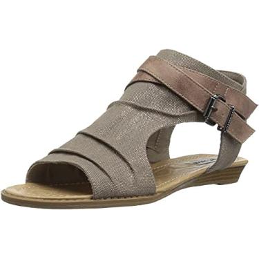 Imagem de Steve Madden Sandália feminina gladiadora Avana Taupe Multi, Cinza 12, 11