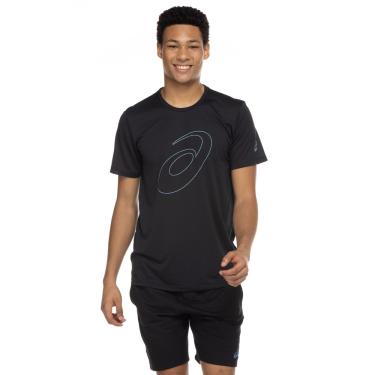 Imagem de Camiseta asics Manga Curta Logo Espiral Crepe - Masculina