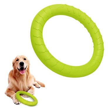 Imagem de Disco voador para cães anéis flutuantes brinquedos de mastigar para cães indestrutíveis brinquedos para cães para mastigadores brinquedos para piscina flutuar brinquedo de natação durável para cães para jogar, pegar, agarrar brinquedo de arremesso para cães