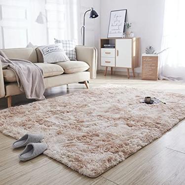 Imagem de jia cool Tapete de área original ultramacio e luxuoso, tapetes macios para uso interno lavável para quartos de crianças, decoração de casa de pelúcia para sala de estar, berçário, quarto, 50 x 160 cm bege