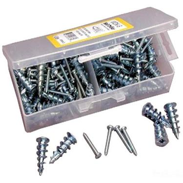 Imagem de L.H. Kit de furadeira de parede Dottie WDK6, parafuso de 15,24 x 2,54 cm, 6 âncoras