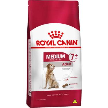 Imagem de Ração Royal Canin Medium Adult 7+ para Cães Adultos de Raças Médias  com 7 Anos ou mais - 15 Kg