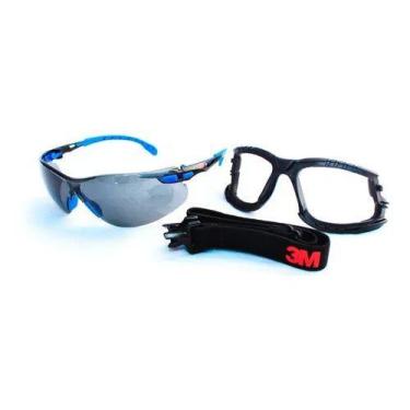 Imagem de Óculos Segurança 3M Solus 1000 Incolor Tira Elástica E Hastes Removíve