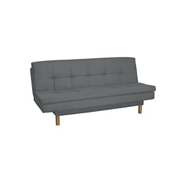 Imagem de Sofa + Cama Casal 3 Lug Munique Cinza REC ESTOFADOS
