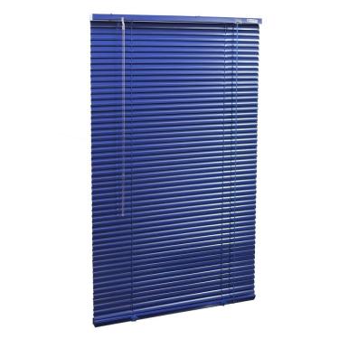 Imagem de Persiana Horizontal Alumínio Azul (Largura 100 x 220 cm Altura) 25mm - cortina 1,00 x 2,20 m