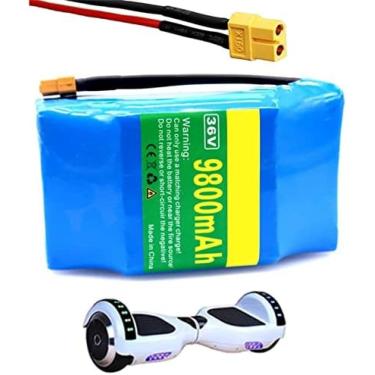 Imagem de Bateria De Scooter Balanceada De 36V, Bateria De Lítio De Scooter Elétrica De 2 Rodas 10S2p 36V 9800Mah, Placa De Proteção BMS Integrada 18650 Bateria De Lítio, Bateria De Hoverboard 36V 9,8AH,Ple