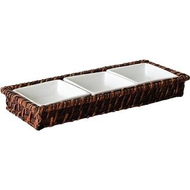 Imagem de Petisqueira Rattan 30x12cm - A/casa