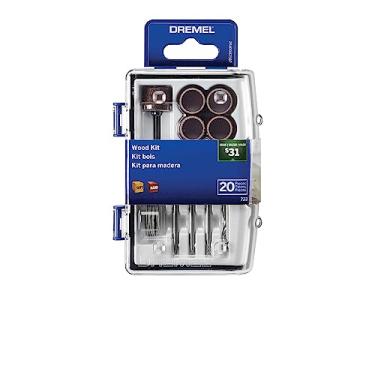 Imagem de Dremel Kit de pontas 733 para gravar, esculpir, lixar e perfurar para Micro Retífica