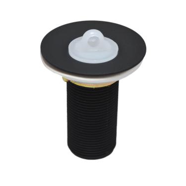 Imagem de Válvula Lavatório Preto Fosco Metal Pia Banheiro Ralo 7/8