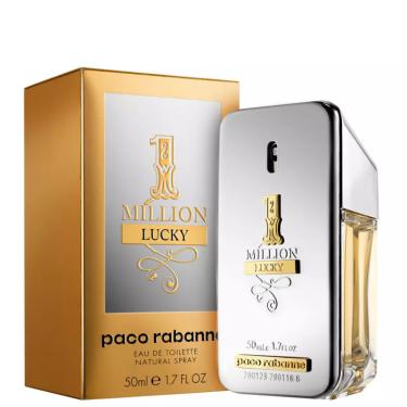 Imagem de PERFUME 1 MILLION LUCKY PACO RABANNE EAU DE TOILETTE PERFUME MASCULINO 50ML 