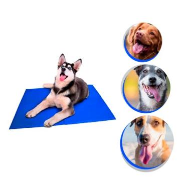 Imagem de Tapete Refrescante Gelado Para Cachorro Gato Cão 65cm X 50cm