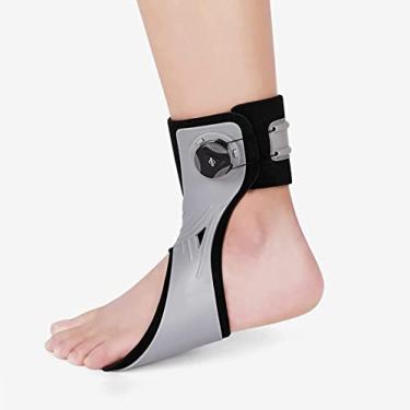 Imagem de Cinta de alívio de fascite plantar, suporte de órtese de tornozelo e pé, fascite plantar de queda de pé, lesão de tendinite de Aquiles, recuperação para hemiplegia, sapatos de acidente vascu