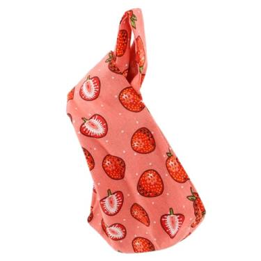 Imagem de Operitacx bolsa de pulso bolsa feminina carteira feminina bolsas bolsa portátil de malha bolsa decorativa em tricô carregar moranguinho pulseira bolsa de lã mulheres saco Lençóis de algodão