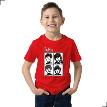 Imagem de Camiseta Infantil 100% Algodão Kids The Beatles 3 Paul Mccartney John