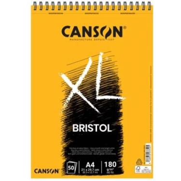 Imagem de Bloco De Papel Para Desenho Bristol Xl 180G/M² A4 50 Folhas - Canson