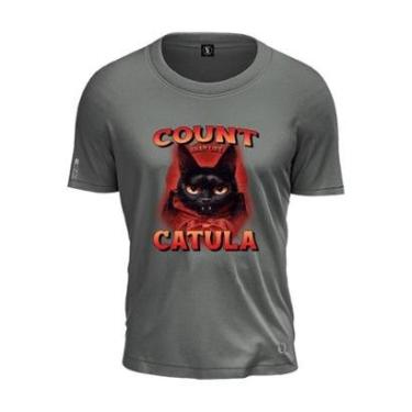 Imagem de Camiseta Algodão Count Catula Gato Drácula Shap Life-Unissex