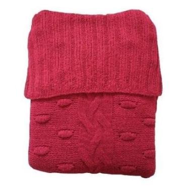 Imagem de Poncho Feminino Tricot Linha Mousse Outono Inverno Quentinho-Feminino