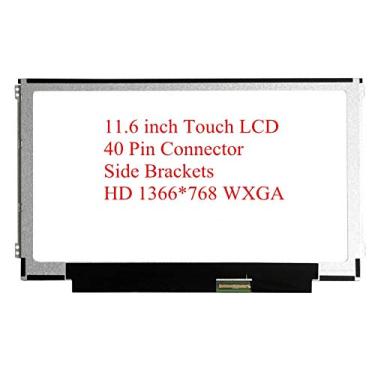 Imagem de Partsatoz B116XTK01.0 Tela LCD WXGA HD 1366x768 de 11,6 polegadas, painel sensível ao toque, substituição para Acer C732T C733T para Dell Chromebook 11 3100 P29T Touch (não para Dell Chromebook 3100 2