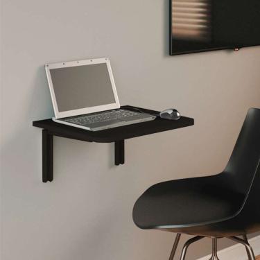 Imagem de mesa dobrável e suspensa stiller preta