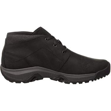 Imagem de Botas de cano m dio masculinas cano m dio Merrell Anvik Pace Chukka, Black/Black, 7.5
