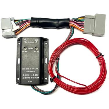 Imagem de Adicione uma interface de adaptador de subamplificador de baixo amplificador ao rádio estéreo de carro de fábrica - feito para Acura selecionado - Feito para Honda selecionado - 2008-2017 Accord,