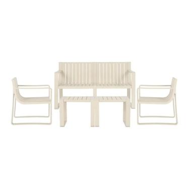 Imagem de Conjunto de Móveis para Jardim 5 Peças Verte Eco Bambu