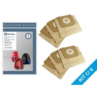 Imagem de Saco Aspirador Pó Electrolux Nano Neo30 Neo31 Com 6 Unidades