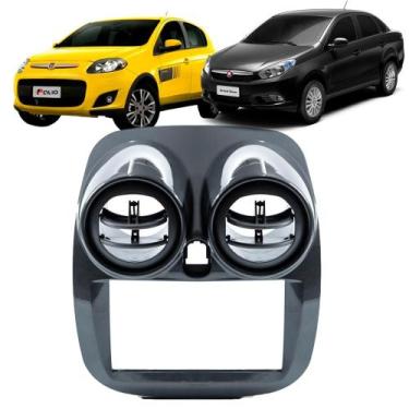 Imagem de Moldura painel grand siena 13/21 2 din c/duto pisca redondo - Ecarfram