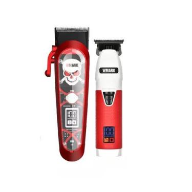 Imagem de Maquina de Corte Profissional Wmark NG 130 Vermelha + Acab. ng 318 bra