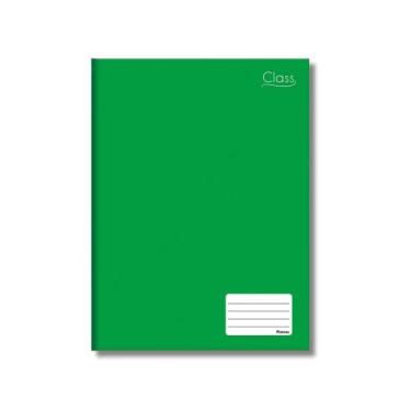 Imagem de Caderno De Brochura 96 Folhas 200 Mm X 275 Mm - Foroni, Verde