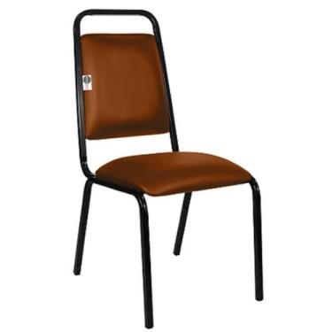 Imagem de Cadeira Empilhável para Hotelaria Linha Hotel Fremont Marrom - Design 
