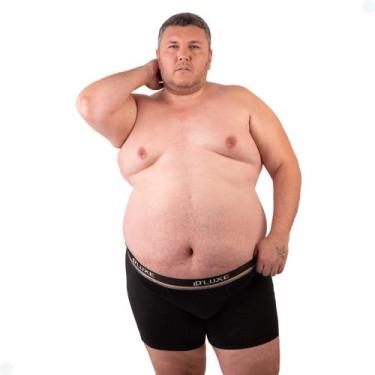 Imagem de Kit 4 Cuecas Boxer Plus Size Tamanho Especial Extra Grande Adulto Conf