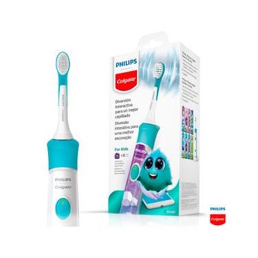 Imagem de Escova Dental Elétrica Sonicare Kids Colgate Branco e Azul - SONICPRO KIDS