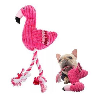 Imagem de Brinquedo Bichinhos De Pelúcia E Corda Pet Para Cães Cachorros Burrinh