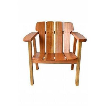 Imagem de Cadeira Rústica Piscina em Madeira de Demolição - Cód 908 - Barrocarte