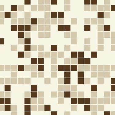 Imagem de Adesivo Lavável Azulejo Pastilhas Em Tons De Bege Para Cozinha - Papel