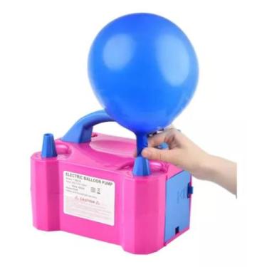 Imagem de Inflador Compressor Bomba Elétrico Encher Balão Bexiga Festa - Magalu 