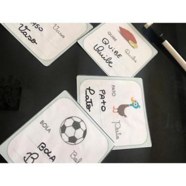 Imagem de Jogo educativo fichas cursivas letra de mão - T&D JOGOS EDUCATIVOS